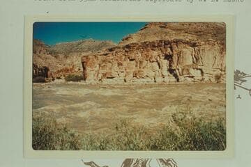 Coal Canyon Rapid with mouth of Coal Canyon at left