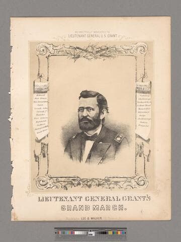 General Grant's grand march / composed by E. Mack