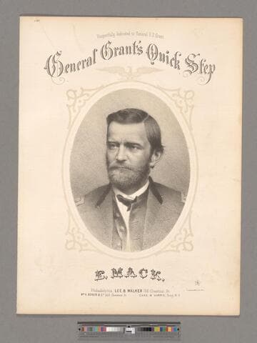 General Grant's quick step / composed by E. Mack