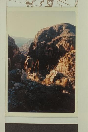 Approaching Trail Canyon from area of 217 Mile Rapid