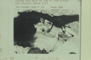 Inside the hole in top of the Sipapu