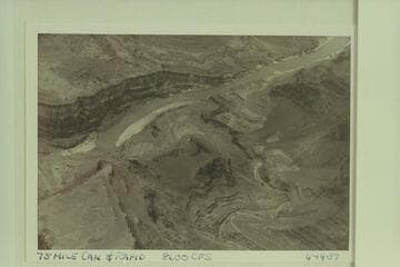 Seventy-five Mile Rapid.  Approximate gauge:  8,600 cfs