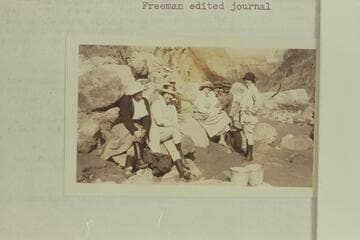 The gallery at Hermit Rapid to watch the USGS boats