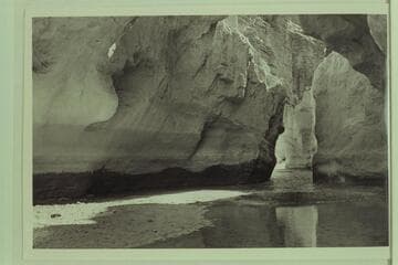 Lagoon entrance at mouth of Supai Creek