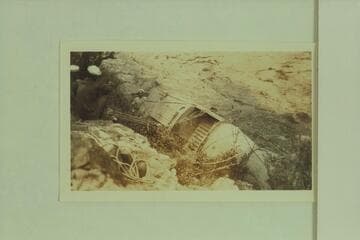 The "Marble" pulled onto left bank of Vulcan Rapid to keep it above the flood.  Print from Freeman collection