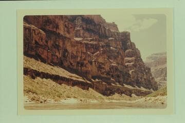 Downriver from about Mile 173.  Fletcher swam the river from right bank to left near this point