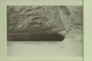 Redwall Cavern.  Preliminary gauge 105,000 cfs?