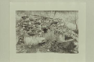 Rock cabin at Boucher Creek