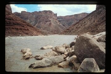 Down from Soap Creek Rapids, end run "Big Yellow"
