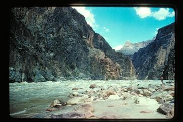 "Dock" up Monument Creek Rapids