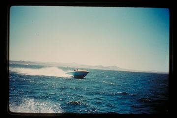 "Wee Yellow" on Lake Mead