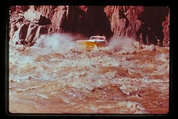 "Big Red" runs Monument Creek Rapids