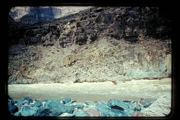 Camera boat through 217 Mile Rapid