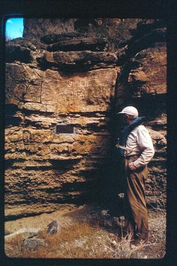 Dock at Willie's grave