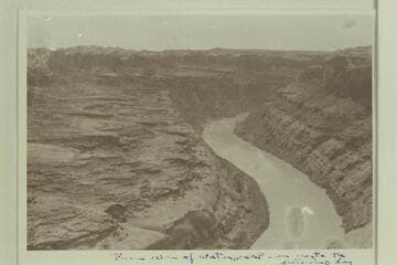 From rim of Waterpocket enroute the day after climbing out of the Escalante River.  Dave Rust party