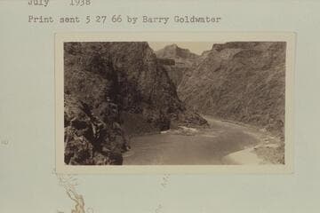 The foot of the Bright Angel Trail