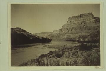 Down river across the mouth of Rock Creek.  Rock Creek is Mile 55.6.  RB-MV Expedition, Photo 706