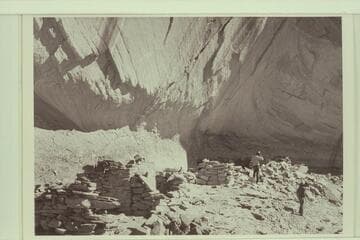 Cave ruin in easterly fork of Little Finger Canyon.  Masland has suggested the name, "Manygoats House."