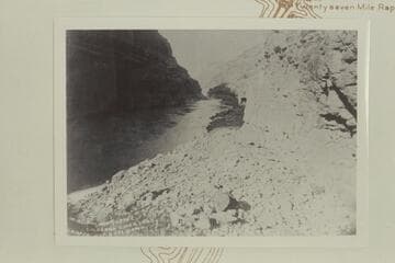 Down river at 26 Mile Rapid, Mile 25.8, Marble Canyon