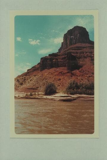 Between the mouth of the Dolores and Moab on the Colorado.  Above Fisher Towers