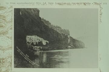 26.  Box Wells, Green River.  Brown-Stanton party.  Up from approximately Mile 1.2.  Same location as Cogswell photo, Plate 46A