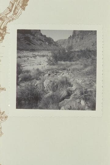 Down river from the fan at the mouth of Range Canyon
