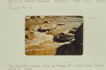 Lining the "Dixie Belle" at the IV Break of Mile Long Rapid, Mile 204 1/2