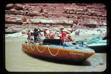 Camera boat; Boulder Narrows