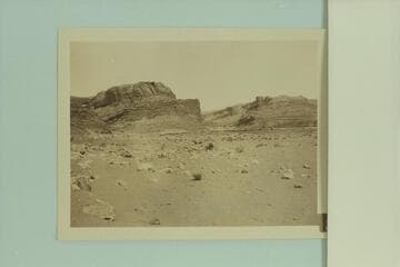 From the wash near the mouth of Mill Creek toward The Portal.  Survey of Easton, Leeds, and Wheeler from Moab to Green River, Utah