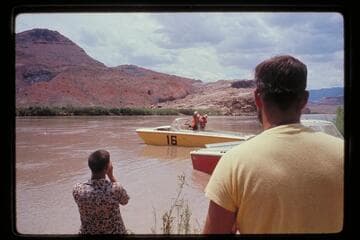"Big Yellow" pulls out from Lees Ferry