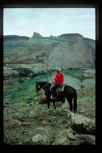 Up to mouth of Roost Canyon