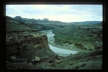 Down Dirty Devil from below Roost Canyon