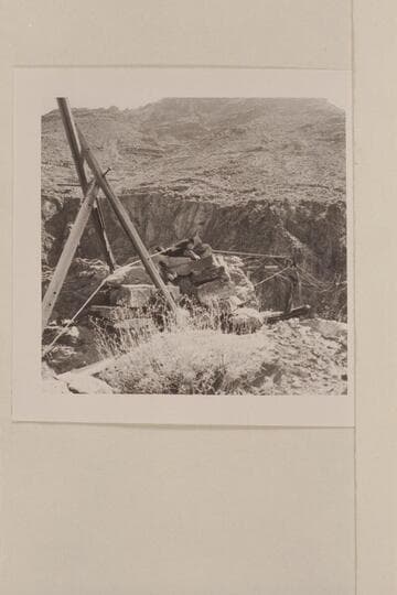 Cable anchorage; right bank; Bass Cable