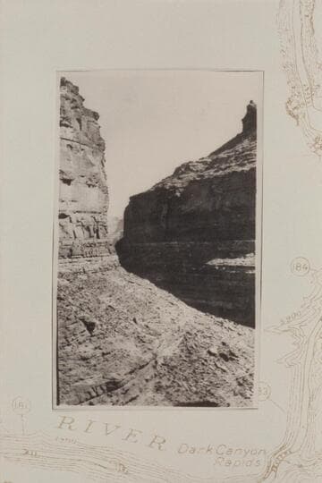 Down side canyon at Mile 186.2 right bank