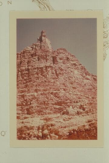 Chimney rock at Mile 194 which may have been among the formations which inspired the Best Expedition to name this area "Chimney Rock Bend"