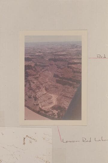 Up Red Lake or Butler Canyon from the river