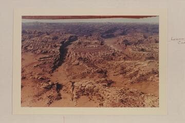Graben south of the Junction.  Cyclone Canyon is left of center.  Red Lake Canyon is upper right.  It turns into Lower Red Lake Canyon.  Devils Lane is upper left.  Close to 584 CTCN 213.33