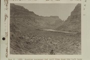 No.47.  Station 8676 Down.  5610 CTCN 212.1; 2129.1; and 5610 CTCN 212.1.1 shows a monument which would be at about the area from which the Nims photo was made