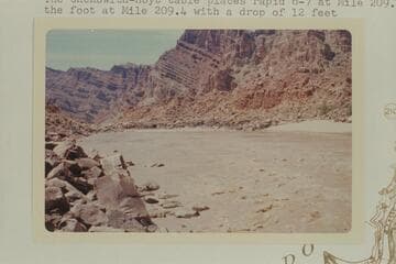 Downstream from Mile 209.6 in Cataract Canyon