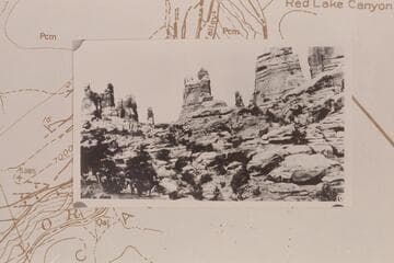 The Sentinels.  Top of trail into Spanish Bottom