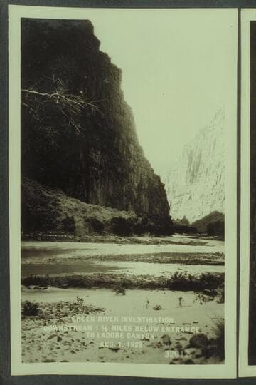 Green River Investigation- Downstream 1 1/2 miles below entrance to Ladore Canyon