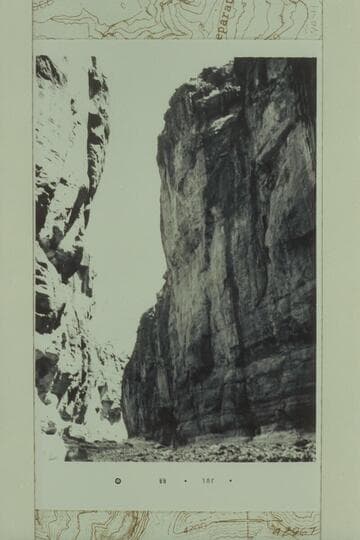 A left hand canyon at right bank of the main fork of Separation Canyon