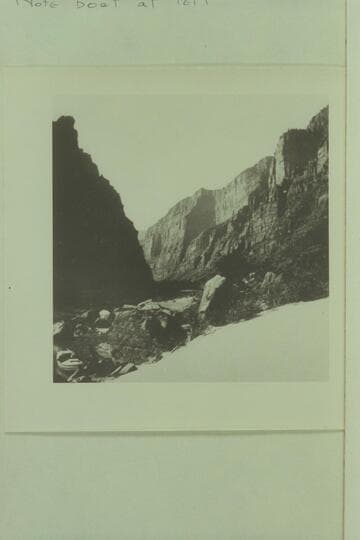 At head of Lodore.  Note boat at left