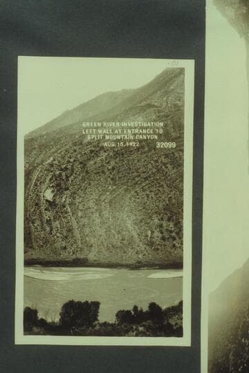 Green River Investigation:  Left Wall at Entrance to Split Mountain Canyon
