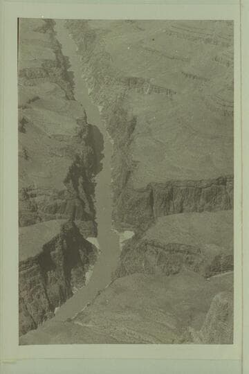 Looking downstream (NW) on Colorado River at Separation Canyon