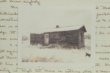 East side of cabin opposite Ouray