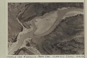 209 Mile Canyon (lower) and Granite Park Canyon.  Approximate flow:  10,500 cfs