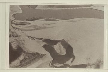 Silt at Pierces Ferry at mouth of Grapevine Wash.  The Colorado River and its new delta are at the top of the print