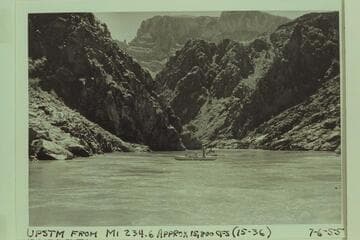 [Upstream from Mile 234.6]