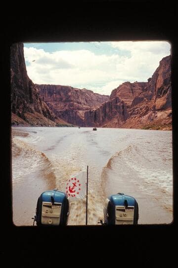 Two boats in Glen Canyon and rear of Bootoo